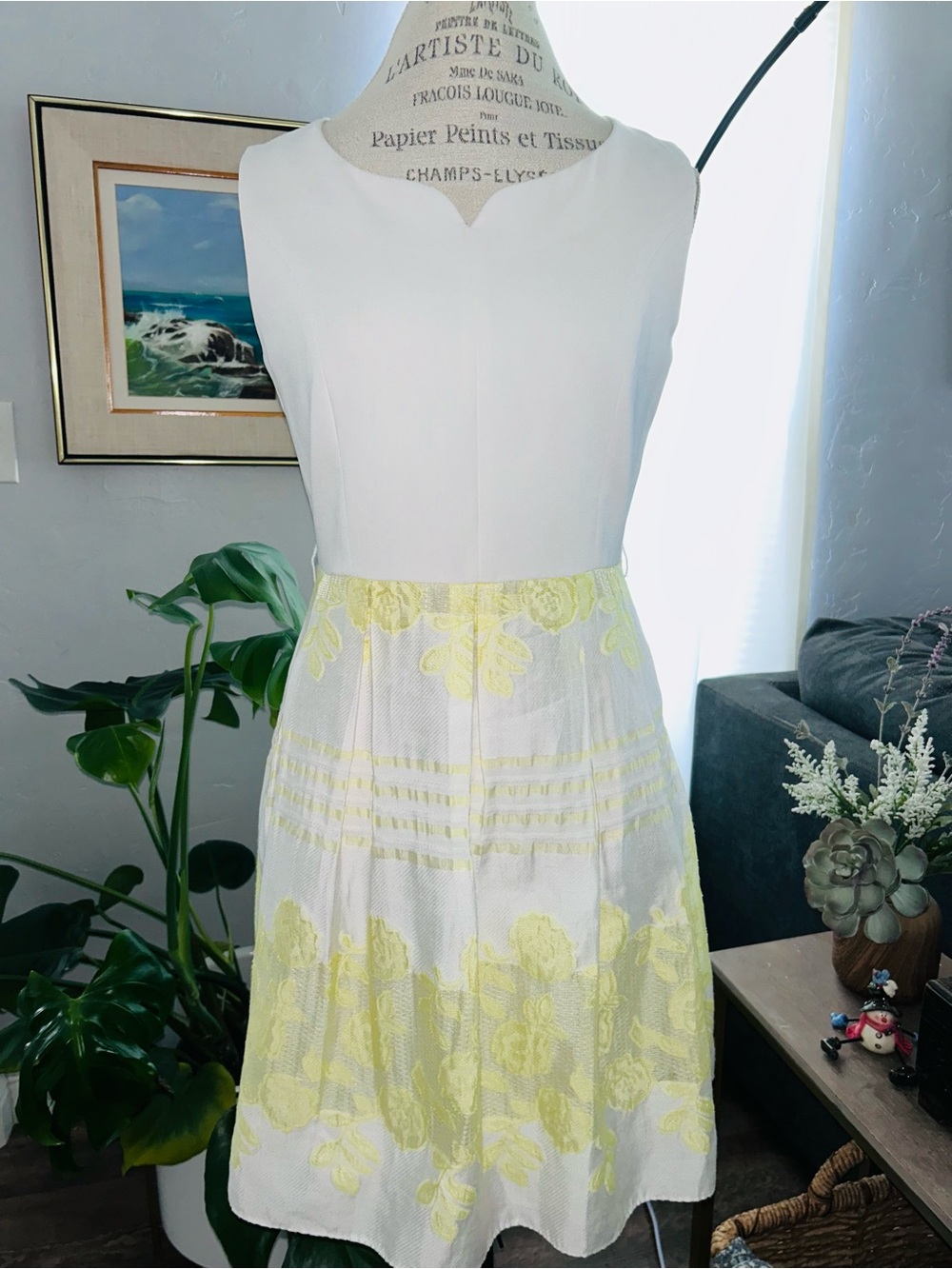 Umisky sleeveless color-block dress